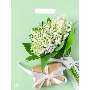 Мешок ламинат (выр.руч) 310*400 (60мкр) Весенние ландыши